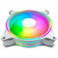 COOLER MASTER Rendszerhűtő Ventilátor MASTERFAN MF120 HALO 3IN1 WHITE EDITION, Gen2 RGB, 3db/csomag thumbnail