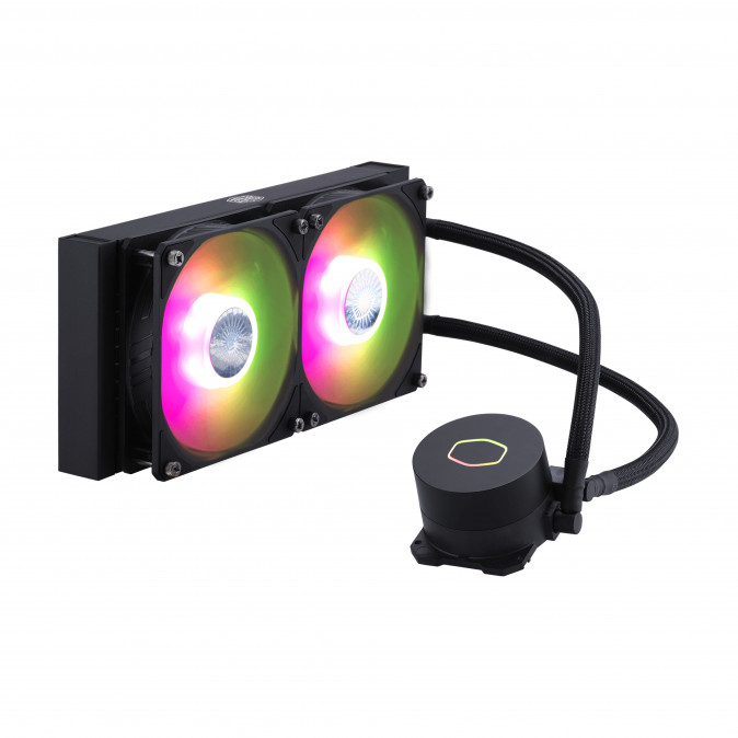 COOLER MASTER CPU hűtő MASTERLIQUID ML240L ARGB V2 (vízhűtés) - Fekete PC