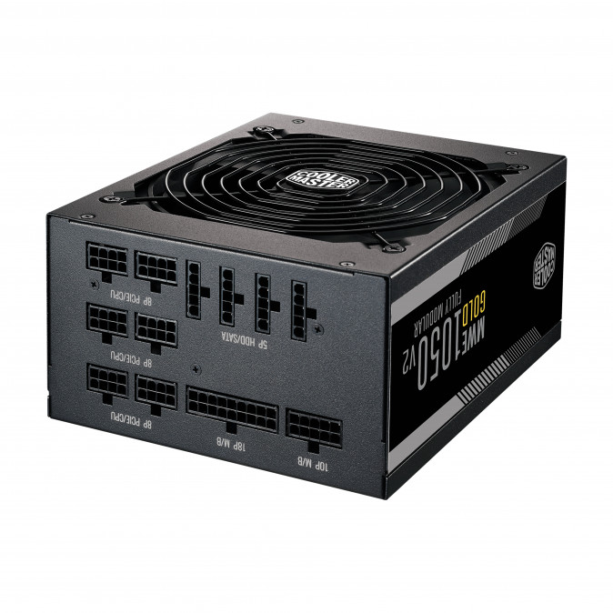 COOLER MASTER Tápegység Moduláris MWE GOLD 1050 - V2 ATX 3.0 1050W, 14cm, 80+ Gold PC