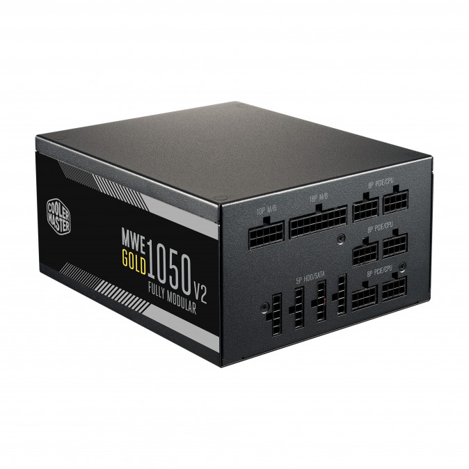 COOLER MASTER Tápegység Moduláris MWE GOLD 1050 - V2 ATX 3.0 1050W, 14cm, 80+ Gold PC
