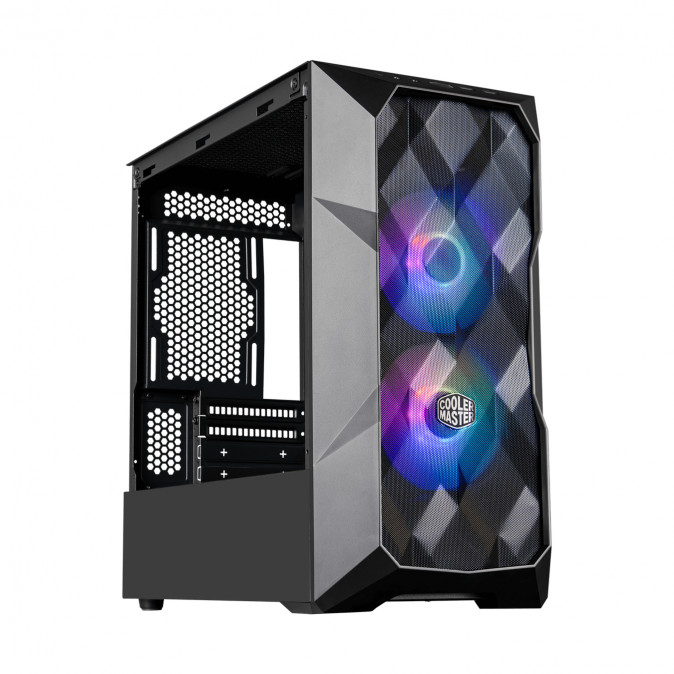 COOLER MASTER Ház Micro ATX MasterBox TD300 MESH - Fekete PC