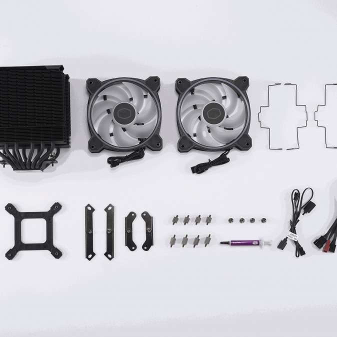 COOLER MASTER CPU hűtő HYPER 622 HALO BLACK EDITION - Fekete PC