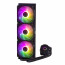 COOLER MASTER CPU hűtő MASTERLIQUID 360L CORE ARGB (vízhűtés), 3 Ventilátoros - Fekete thumbnail
