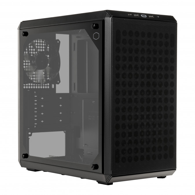 COOLER MASTER Ház Micro ATX MASTERBOX Q300L V2 - Fekete PC