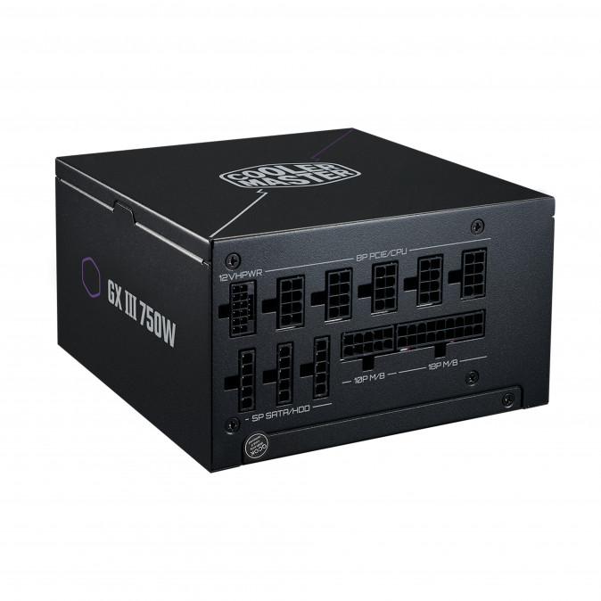 COOLER MASTER Tápegység Moduláris,  GX III GOLD 750, 750W, 13,5cm, ATX 3.0, 80+ Gold PC