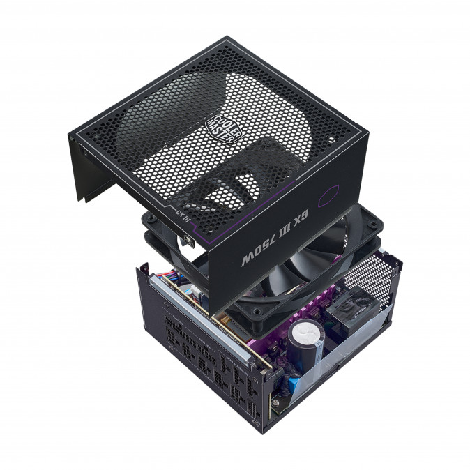 COOLER MASTER Tápegység Moduláris,  GX III GOLD 750, 750W, 13,5cm, ATX 3.0, 80+ Gold PC