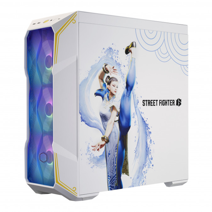 COOLER MASTER Ház ATX MasterBox TD500 MESH V2 CHUN-LI - Fehér PC
