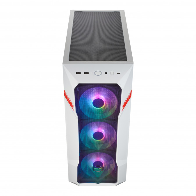 COOLER MASTER Ház Midi ATX MasterBox TD500 MESH V2 RYU - Fehér PC