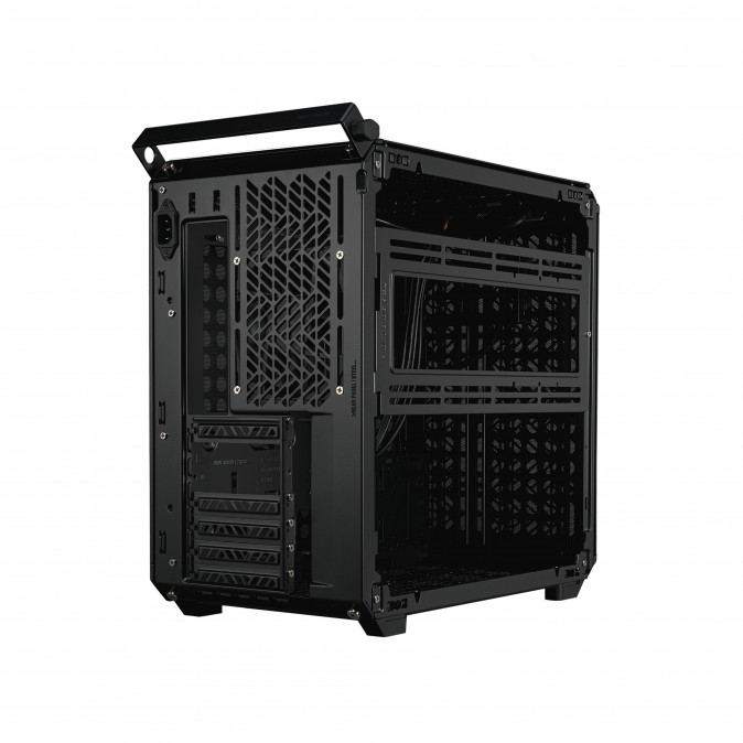 COOLER MASTER Ház Mid ATX QUBE 500 FLATPACK BLACK EDITION - Fekete PC