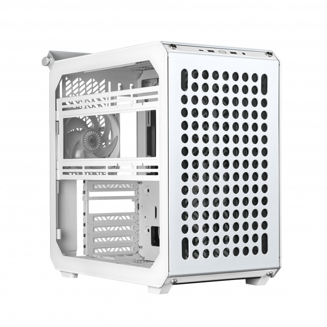 COOLER MASTER Ház Mid ATX QUBE 500 FLATPACK WHITE EDITION - Fehér PC