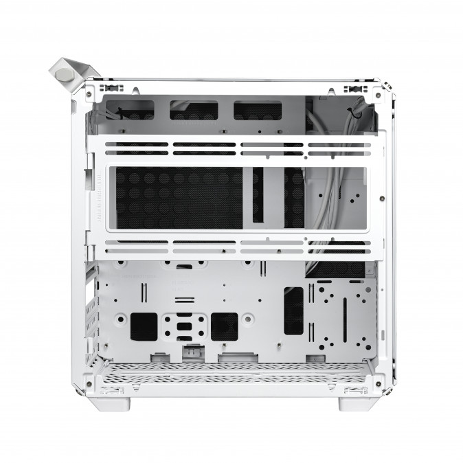 COOLER MASTER Ház Mid ATX QUBE 500 FLATPACK WHITE EDITION - Fehér PC
