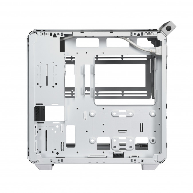 COOLER MASTER Ház Mid ATX QUBE 500 FLATPACK WHITE EDITION - Fehér PC