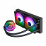 COOLER MASTER CPU hűtő MASTERLIQUID 240 ATMOS (vízhűtés), 2 Ventilátoros, ARGB Gen2 -Fekete thumbnail