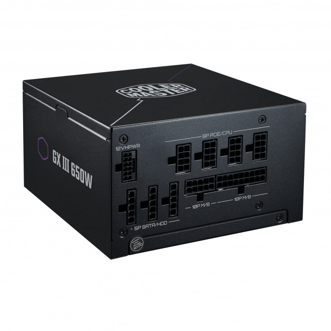 COOLER MASTER Tápegység Moduláris, GX III GOLD 650, 650W, 13,5cm, ATX 3.0, 80+ Gold PC