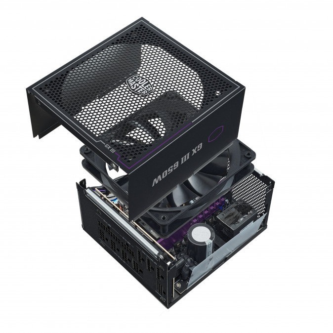 COOLER MASTER Tápegység Moduláris, GX III GOLD 650, 650W, 13,5cm, ATX 3.0, 80+ Gold PC
