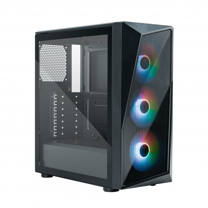 COOLER MASTER Ház Mid Tower ATX CMP 520 - Fekete PC