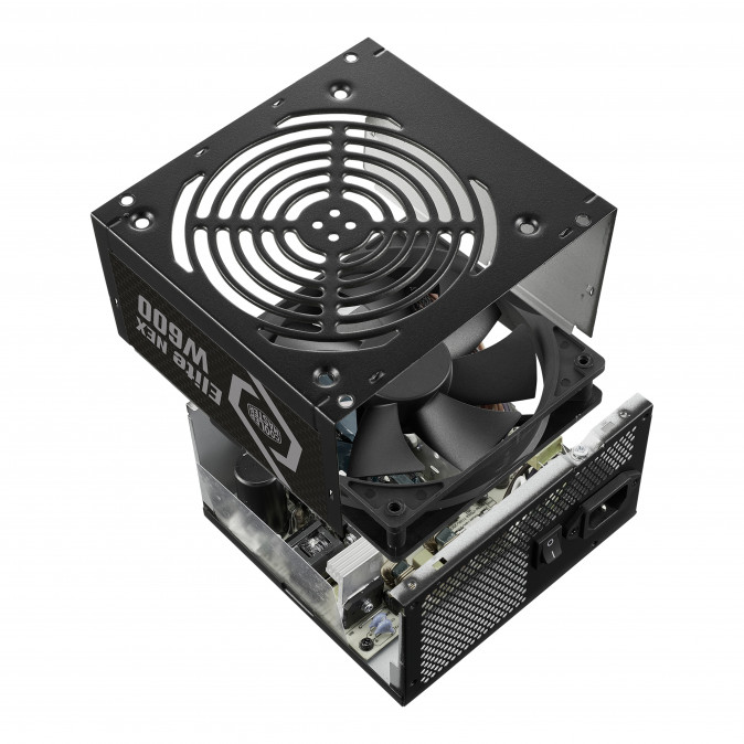 COOLER MASTER Tápegység ELITE NEX WHITE 600, 600W, 12cm, 80+ PC