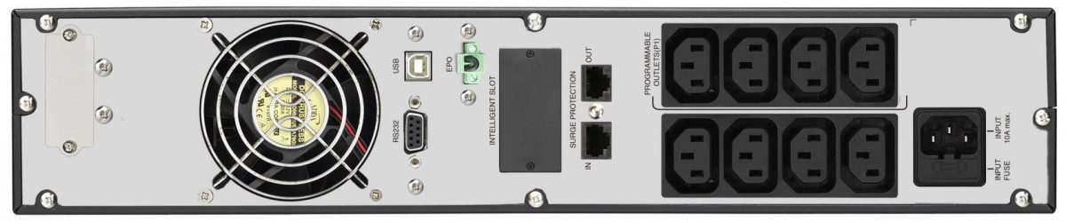 FSP EUFO 1100VA rack UPS szünetmentes tápegység PC