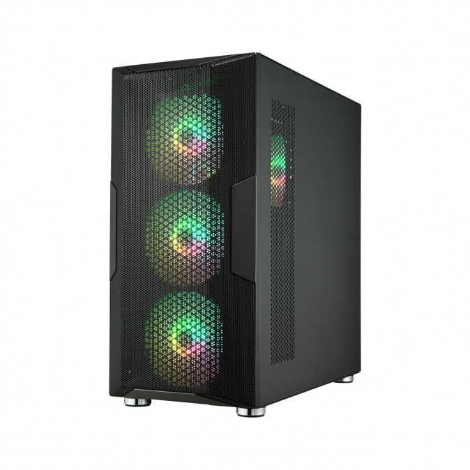 FSP CUT592 táp nélküli ablakos Full Tower számítógépház fekete PC