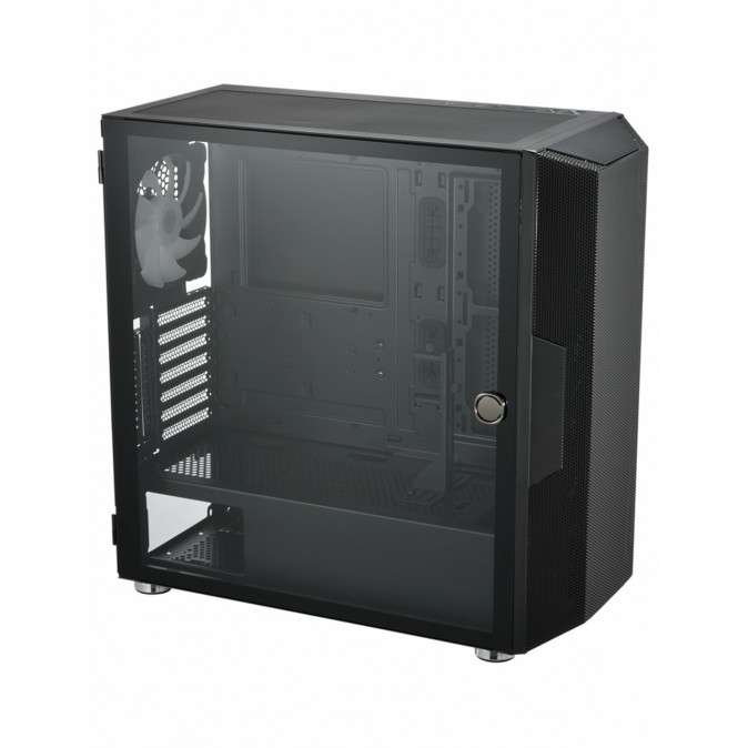 FSP CUT592 táp nélküli ablakos Full Tower számítógépház fekete PC