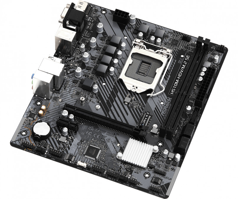 ASROCK Alaplap S1200 H510M-HDV/M.2 SE INTEL H470, mATX PC