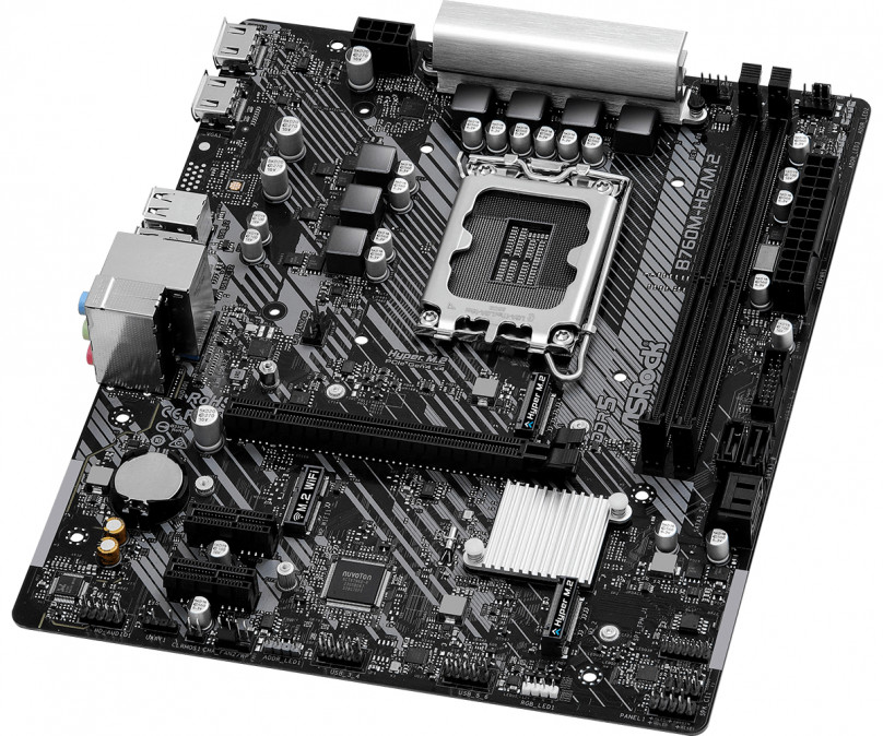 ASROCK Alaplap S1700 B760M-H2/M.2 INTEL B760, mATX PC