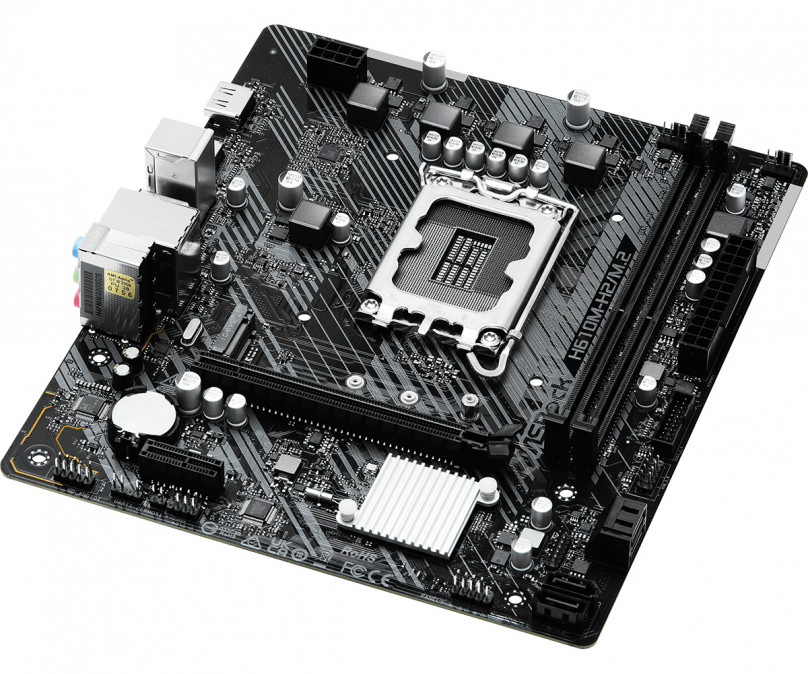 ASROCK Alaplap S1700 H610M-H2/M.2 INTEL H610, mATX PC
