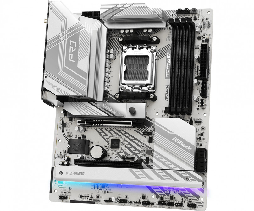 ASROCK Alaplap AM5 X870 PRO RS WIFI AMD X870, ATX PC