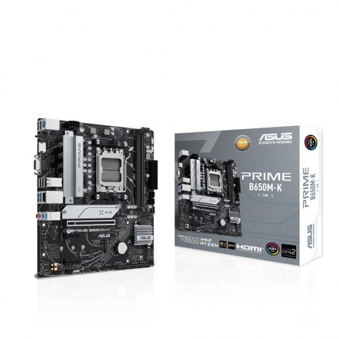 ASUS Alaplap AM5 PRIME B650M-K AMD B650, mATX PC