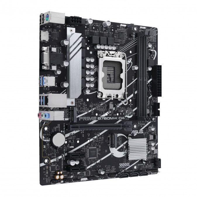ASUS Alaplap S1700 PRIME B760M-K D4 INTEL B760, mATX PC