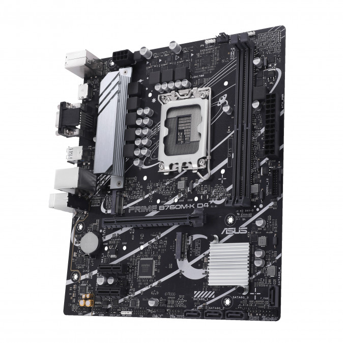 ASUS Alaplap S1700 PRIME B760M-K D4 INTEL B760, mATX PC