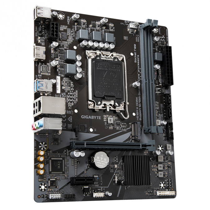 GIGABYTE Alaplap S1700 H610M K DDR4 INTEL H610, mATX PC