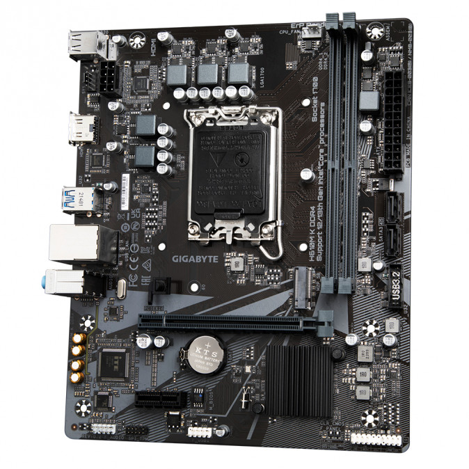 GIGABYTE Alaplap S1700 H610M K DDR4 INTEL H610, mATX PC