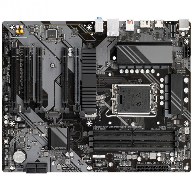 GIGABYTE Alaplap S1700 B760 DS3H INTEL B760, ATX PC