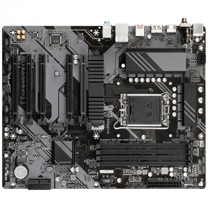 GIGABYTE Alaplap S1700 B760 DS3H AX INTEL B760, ATX PC