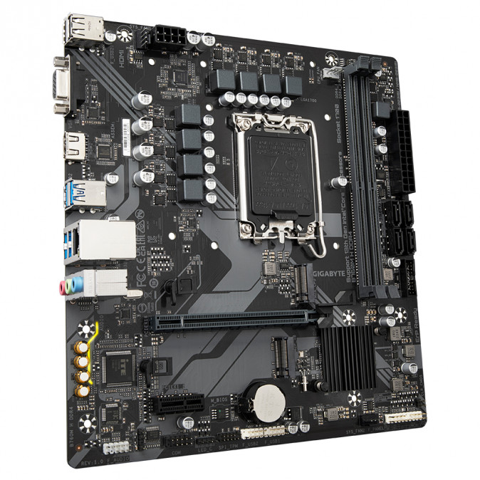 GIGABYTE Alaplap S1700 B760M H DDR4 INTEL B760, mATX PC