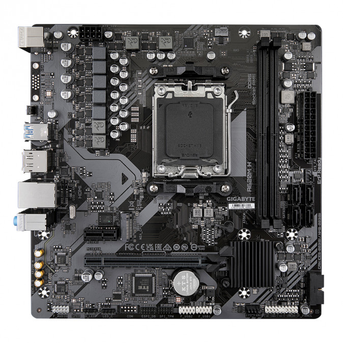 GIGABYTE Alaplap AM5 A620M H AMD A620, mATX PC