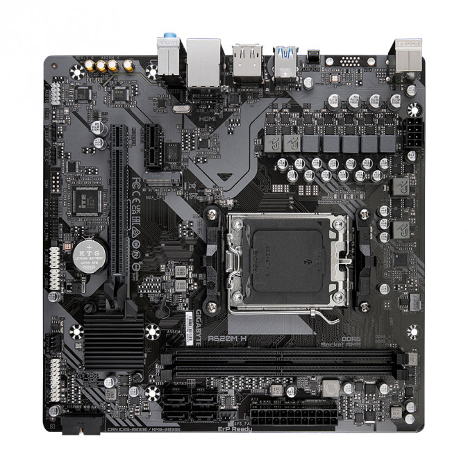 GIGABYTE Alaplap AM5 A620M H AMD A620, mATX PC