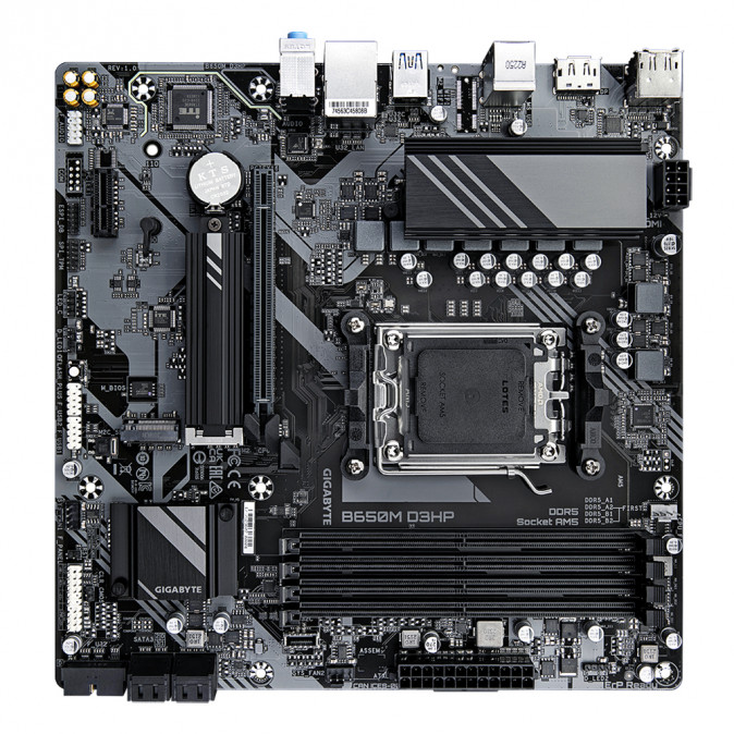 GIGABYTE Alaplap AM5 B650M D3HP AMD B650, mATX PC