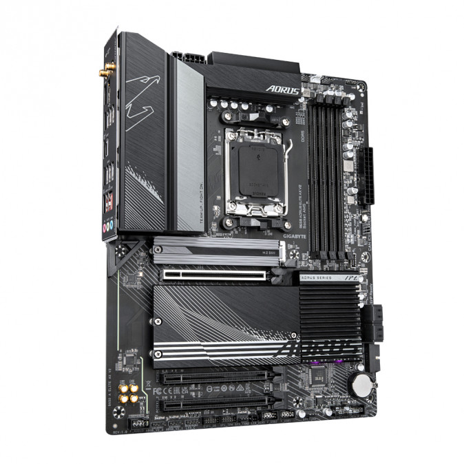 GIGABYTE Alaplap AM5 B650 AORUS ELITE AX V2 AMD B650, ATX PC
