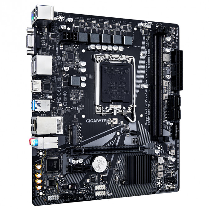 GIGABYTE Alaplap S1700 H610M S2H V2 INTEL H610, mATX PC