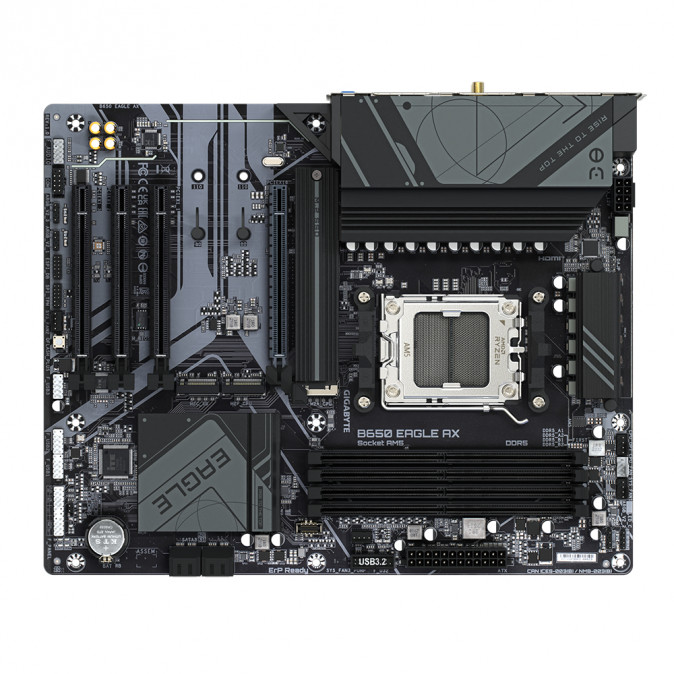 GIGABYTE Alaplap AM5 B650 EAGLE AX AMD B650, ATX PC