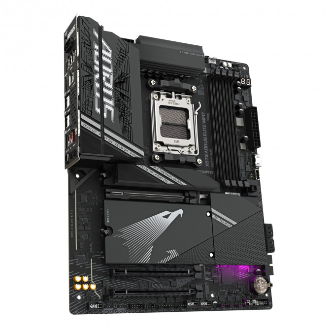 GIGABYTE Alaplap AM5 X870 AORUS ELITE WIFI7 AMD X870, ATX PC