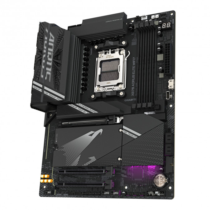 GIGABYTE Alaplap AM5 X870 AORUS ELITE WIFI7 AMD X870, ATX PC