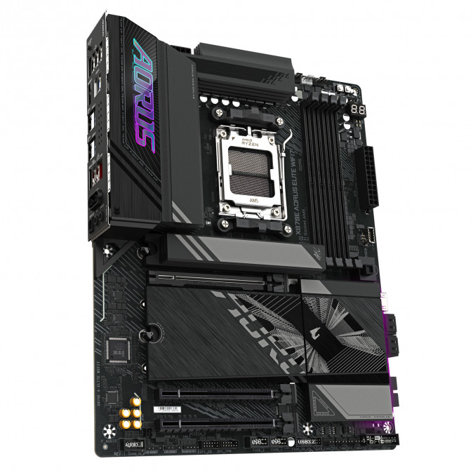 GIGABYTE Alaplap AM5 X870E AORUS ELITE WIFI7 AMD X870, ATX PC
