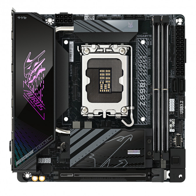 GIGABYTE Alaplap S1851 Z890I AORUS ULTRA INTEL Z890, mini-ITX PC