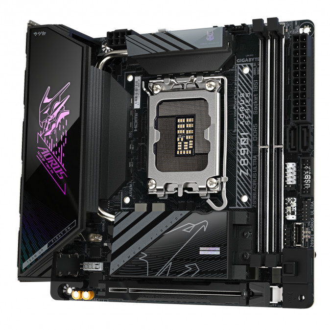 GIGABYTE Alaplap S1851 Z890I AORUS ULTRA INTEL Z890, mini-ITX PC