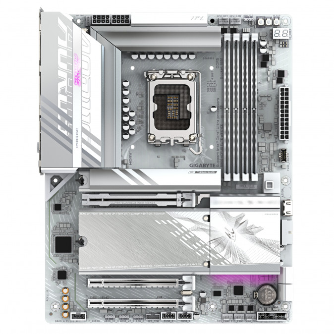 GIGABYTE Alaplap S1851 B860 AORUS ELITE WIFI7 ICE INTEL B860, ATX PC