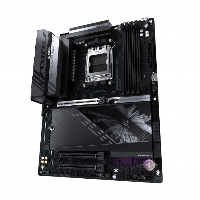 GIGABYTE Alaplap AM5 B850 AORUS ELITE WIFI7 AMD B650, ATX PC