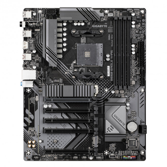 GIGABYTE Alaplap AM4 B550 EAGLE WIFI6 AMD B550, ATX PC